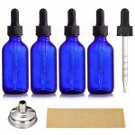 2 oz Glass Dropper Bottles - 4 Pack