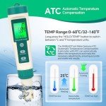 7-in-1 Digital pH and TDS Water Meter