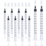 10 Pack of 1ml Syringes for Liquid Measurement
