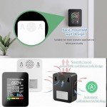5-in-1 Indoor Air Quality Monitor - Portable Tester