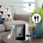 5-in-1 Indoor Air Quality Monitor - Portable Tester