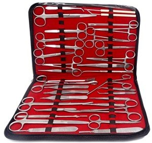 A2ZSCILAB 157-Piece Veterinary Instruments Kit