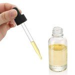12 Pack Clear Glass Dropper Bottles with Labels