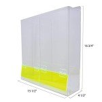 NMC ASG-3 Clear Acrylic Safety Glasses Dispenser
