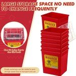 2 Gallon Biohazard Sharps Disposal Containers (6 Pack)
