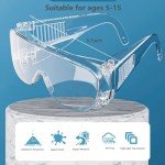 4 Pack Kids Anti-Fog Safety Goggles