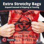 No Leak Hospital Grade Biohazard Waste Bags - 100 Pk