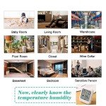 HATUSOKU Digital Thermometer and Hygrometer Pack of 2