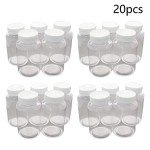 20Pcs 200ml PE Wide Mouth Lab Storage Bottles