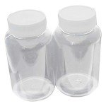 20Pcs 200ml PE Wide Mouth Lab Storage Bottles