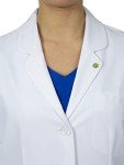 Mid-Length 4-Pocket Women's Lab Coat - Fiona