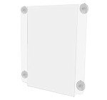 24 Pack Acrylic Double-Sided Sign Holders - 11" x 17