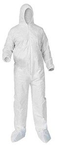 CLEANPRO Disposable Polypropylene Coveralls with Hood & Boots