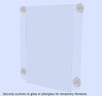 24 Pack Acrylic Double-Sided Sign Holders - 11" x 17