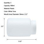 500ml Plastic Wide Mouth Laboratory Reagent Bottles