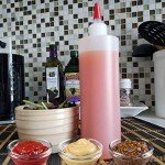 32oz HDPE Plastic Squeeze Bottles - Pack of 4