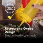 Star Foodservice 32 oz Clear Squeeze Bottles - 6 Pack