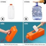 64oz Plastic Gallon Jugs with Caps - 4 Pack