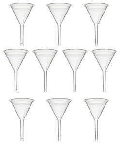 EISCO Polyethylene Filter Funnels (Pack of 10)