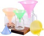 5-Piece Plastic Funnel Set for Cooking & Filling