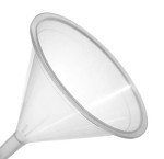 EISCO Polyethylene Filter Funnels (Pack of 10)