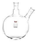 BVV Double Neck Round Bottom Flask, 2000ml