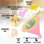 5-Piece Plastic Funnel Set for Cooking & Filling