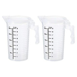 PATIKIL 250ml Graduated Beaker Set with Handle
