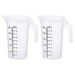 PATIKIL 250ml Graduated Beaker Set with Handle