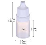 8-Pack Portable Squeezable Dropper Bottles, 5ML