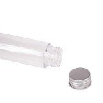 15 Pack 100ml Clear Plastic Test Tubes with Caps