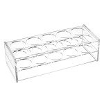 10-Well Acrylic Test Tube Rack for Labs