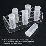 10-Well Acrylic Test Tube Rack for Labs