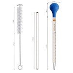 10ml Glass Pipettes with Rubber Caps & Stir Rods