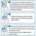 Adjustable Electric Pipette Micropipette 0.5-10μL