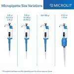 Microlit Adjustable Single-Channel Pipette 20-200µL