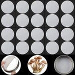 Synthetic Filter Paper Stickers for Mushroom Cultivation