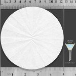 Fluted Filter Paper, Qualitative Grade 2, 100 Discs