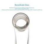StonyLab 105° Bent Glass Vacuum Adapter, 24/40 Joint