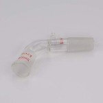 StonyLab 105° Bent Glass Vacuum Adapter, 24/40 Joint
