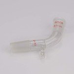 StonyLab 105° Bent Glass Vacuum Adapter, 24/40 Joint