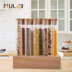 50pcs 35ml Round Bottom Glass Test Tubes Set