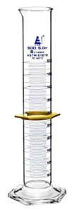 500mL Graduated Cylinder with Protective Collar