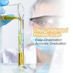 PATIKIL 25ml Borosilicate Glass Graduated Cylinders (2)