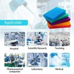 5-Pack Double Panel Test Tube Rack, 96 Positions