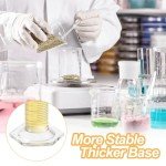 PATIKIL 25ml Borosilicate Glass Graduated Cylinders (2)