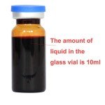 10ml Amber Glass Vials with Flip Caps - 100 Pack