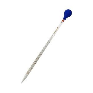 Graduated Glass Dropper Pipette with Rubber Bulb