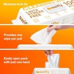 Swifly Multi-Surface Thick Cleaning Wipes, 100 Pack