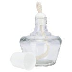 Labasics Classic Glass Alcohol Lamp for Labs